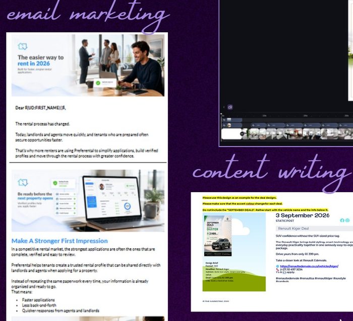 Email marketing design