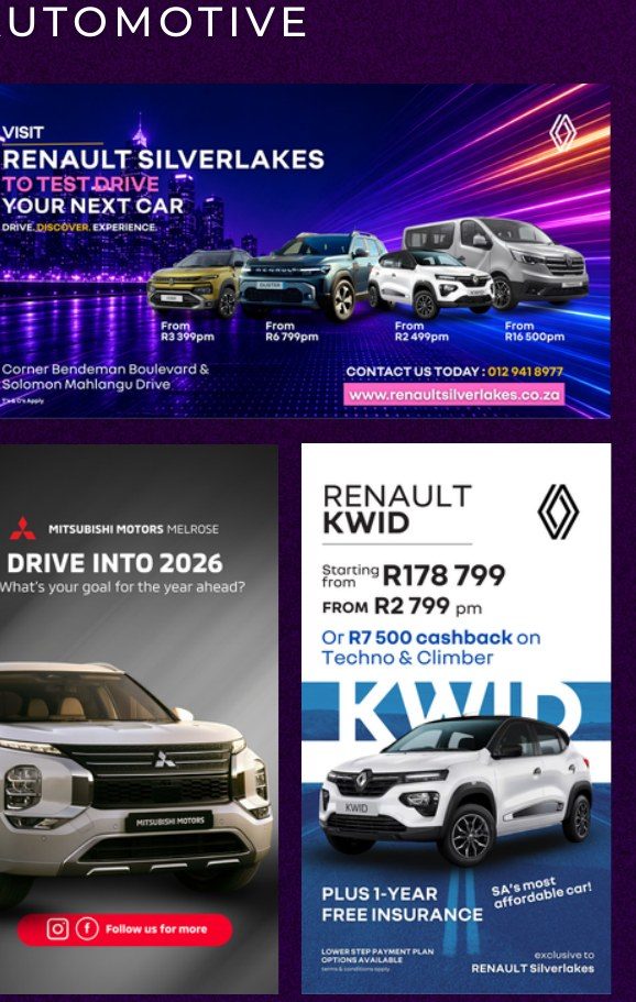 Automotive campaign creative