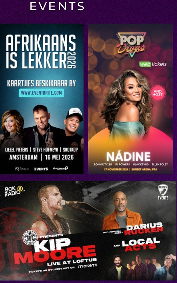 Live event and concert poster design